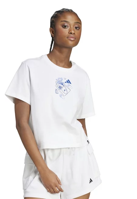 Памучна тениска с шарка