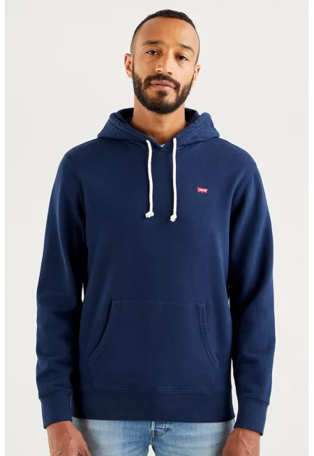 Памучно худи с джоб кенгуру