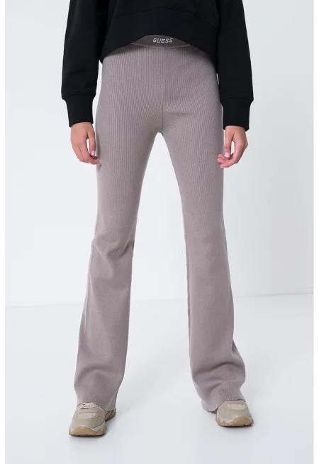 Разкроен рипсен клин - Светло кафяво