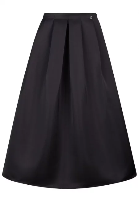 Разкроена пола - Черен