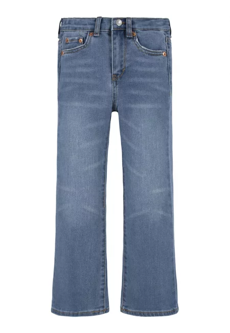 Разкроени дънки 726 със захабен ефект - Прашно синьо