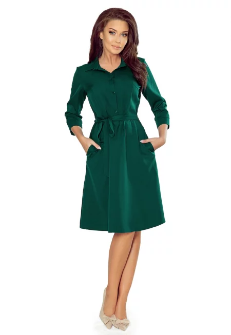 Рокля 286-1 Пясъчно зелено