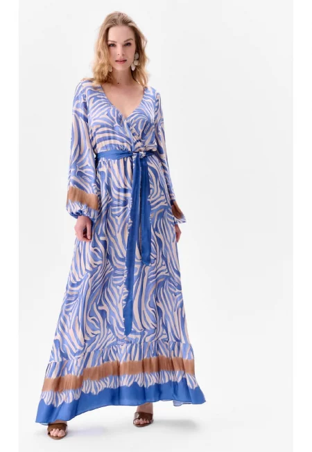 Рокля Anex Blue Sky със син оттенък