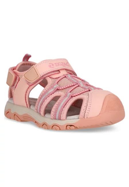 Сандали за момичета -  еко кожа - розов -