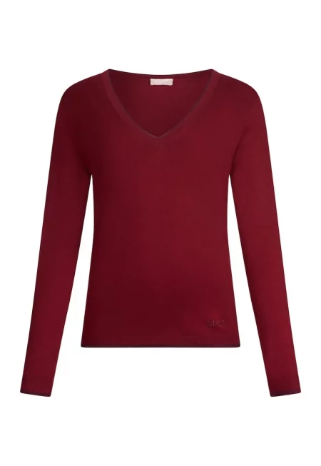 Шпиц пуловер - Бордо