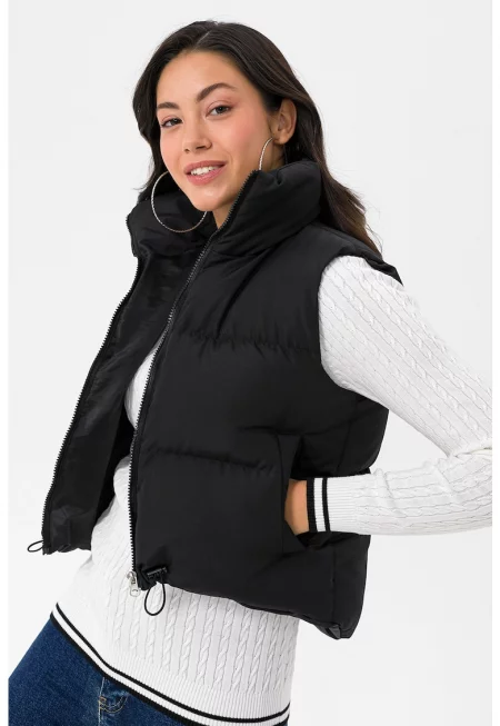 Скъсен капитониран елек Berangaria с вата