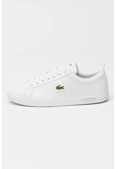 Спортни обувки от кожа и еко кожа Court Base с лого