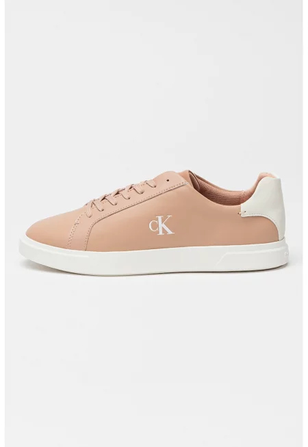 Спортни обувки от кожа с лого