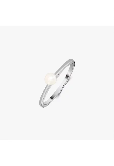Сребърен пръстен Pearl Solitaire