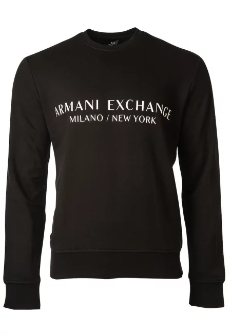 Суитшърт с лого - Черен