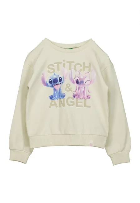Суитшърт с принт Stitch&Angel