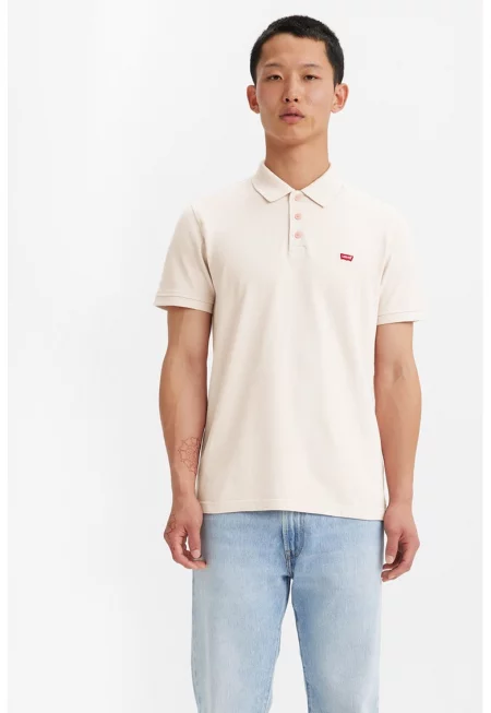 Тениска от памучно пике с яка