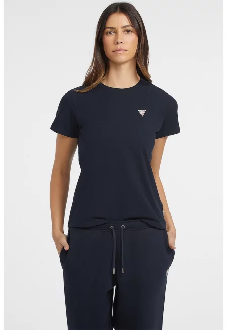 Тениска с овално деколте