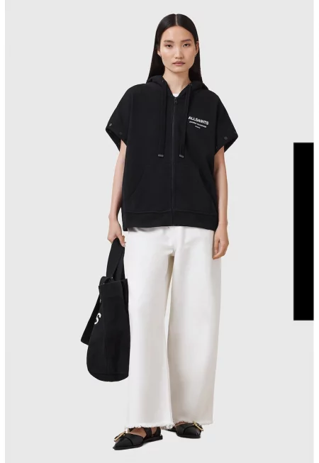 Уголемено худи Omnium Amphia с отделящи се ръкави - Черен