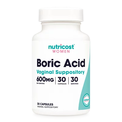 Вагинални инфекции - Борна киселина (Boric acid), 600 mg x 30 вагинални капсули