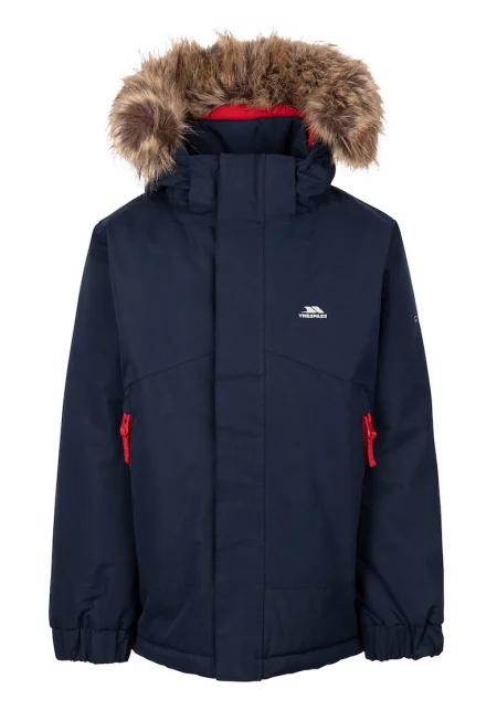 Водоустойчиво зимно яке Wyald с качулка - Тъмносин