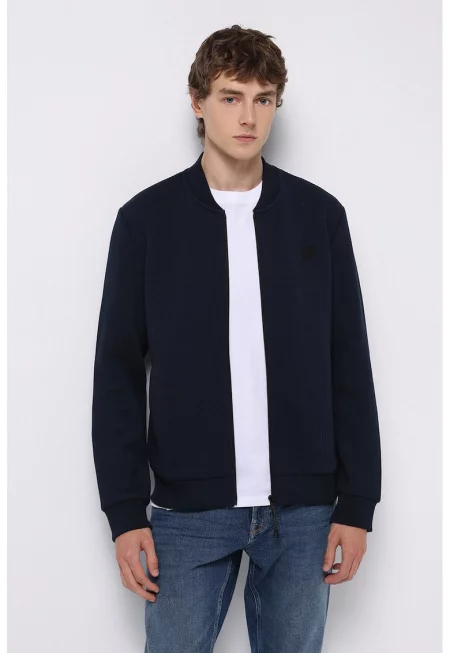 Яке бомбър с цип и джобове