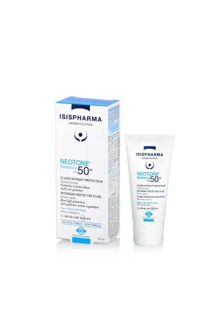 Защитен флуид NeoTone Radiance SPF 50 - 30 ml - Isispharma