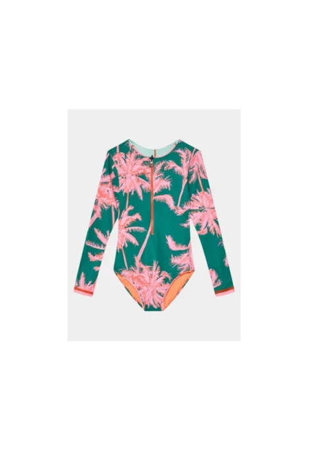 Бански костюм за момиче -  303547752 - Полиамид - Многоцветен - Многоцветен