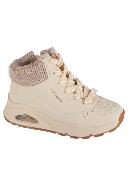 Боти с текстил - Бежов