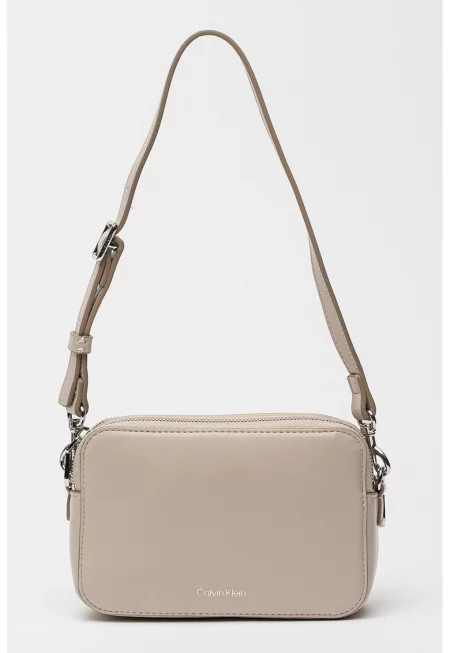 Чанта през рамо от еко кожа с допълнителна презрамка