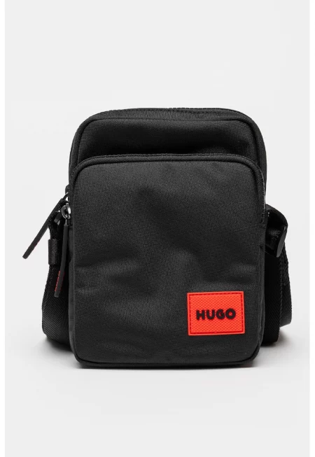 Чанта през рамо с лого - Черен