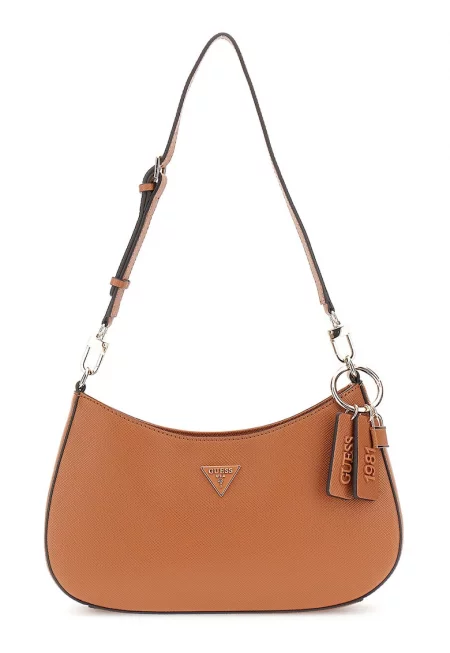 Чанта за рамо Noelle II от еко кожа - Карамел