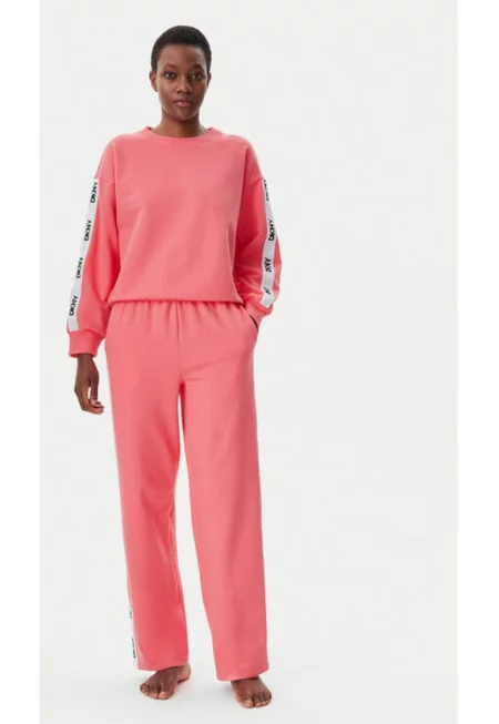 Дамска пижама -  305145598 - Памук/Полиестер - Розов