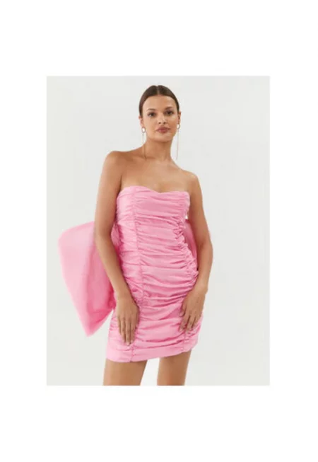 Дамска рокля -  303192495 - Ацетат - Розов