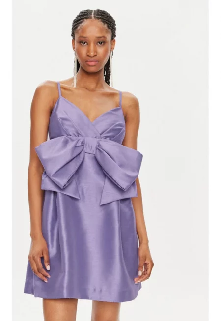 Дамска рокля -  303690519 - Полиестер - Лилав