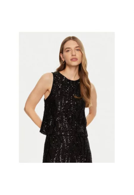 Дамска тениска -  305104977 - Полиестер - Черна - Черен