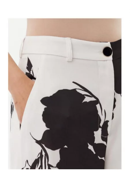 Дамски панталон  черен - полиестер -