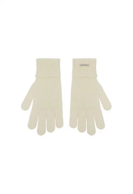 Дамски ръкавици -  текстил - полиамид - екрю - един размер INTL