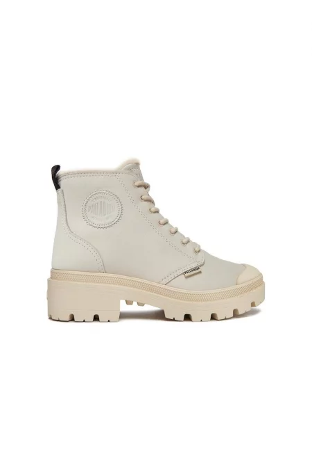 Дамски спортни обувки -  69265 - Естествена кожа - Бял