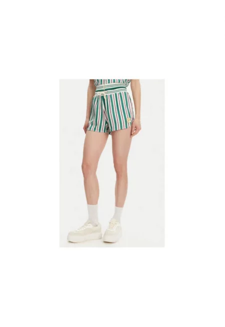 Дамски спортни шорти  FAW1002 - Полиестер - Зелен - Зелен