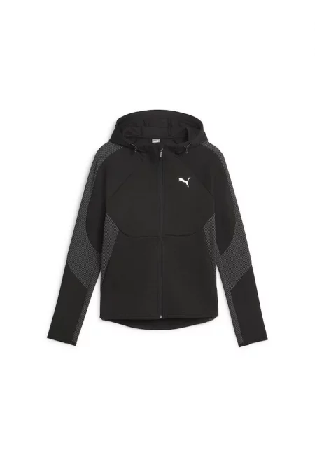 Дамски суичър  evostripe full-zip hoodie - 676073-01 - Черен - Черен