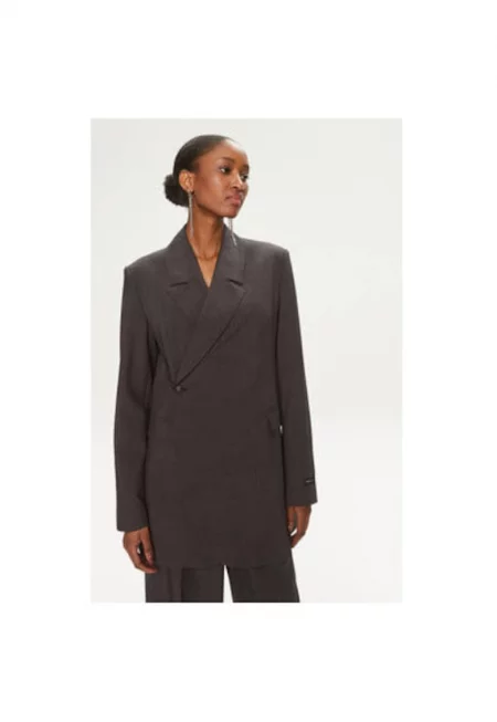 Дамско яке  5101519 - Рециклиран полиестер - 38 EU - Сиво