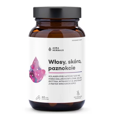 Формула за коса, кожа и нокти – С колаген и хиалуронова киселина, 60 капсули