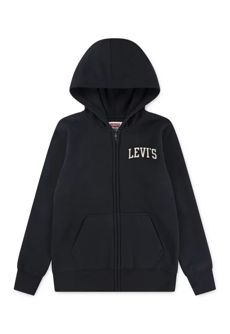 Худи с памук с цип