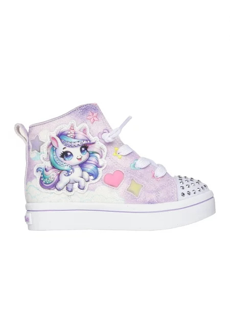 Кецове Twinkle Toes Twi-Lites 2.0 с LED светлини - Жълт/Лавандула