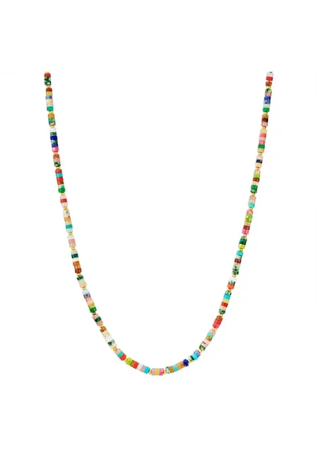 Колие от мъниста - Златист