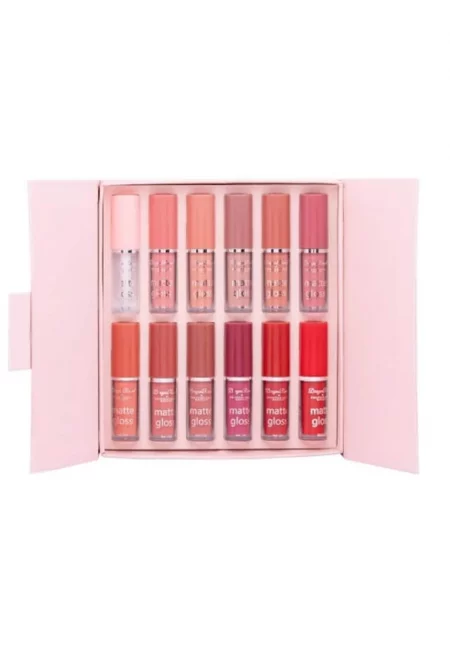 Комплект от 12 матови течни червила -  12 x 2 ml