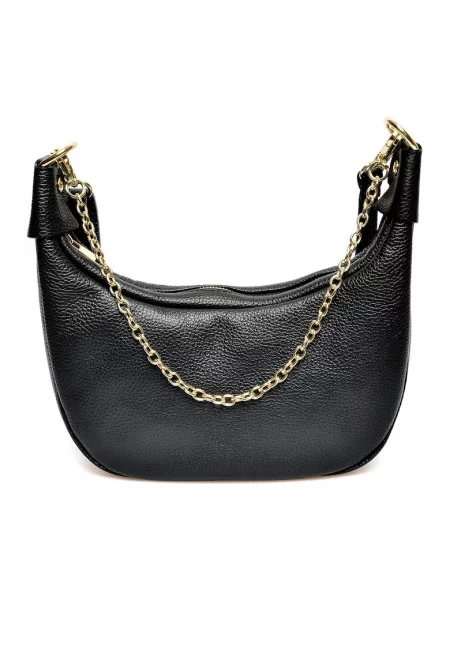 Кожена чанта - Черен