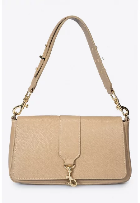 Кожена чанта през рамо