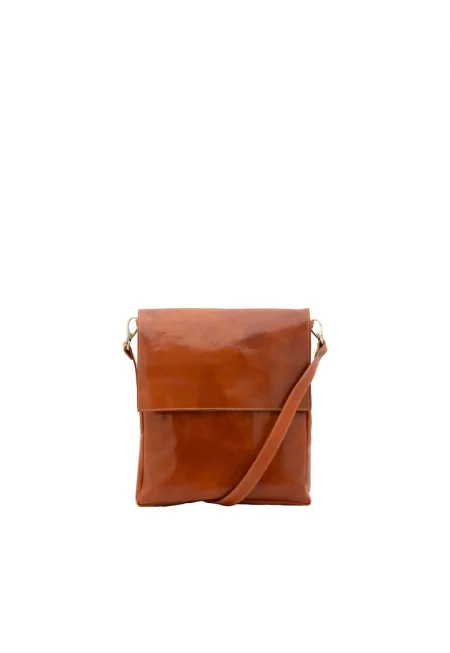 Кожена чанта през рамо