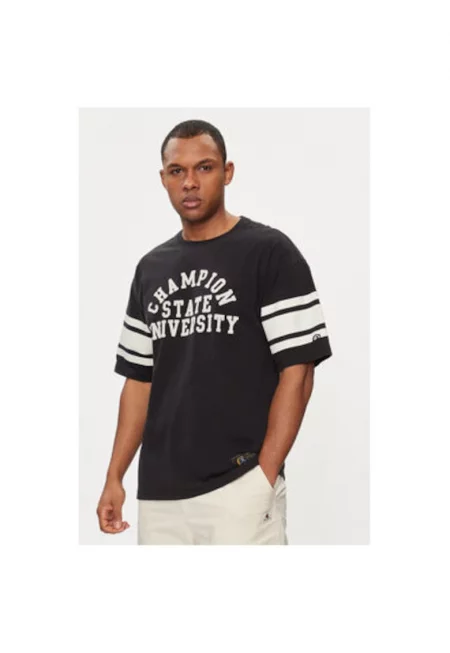 Мъжка тениска -  303792312 - Памук - Черен - Черен