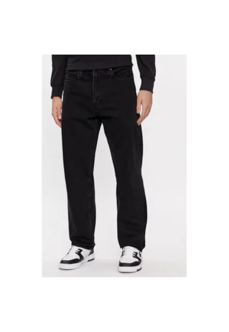 Мъжки дънки -  303663971 - Памук/Коноп - Черни - Черен