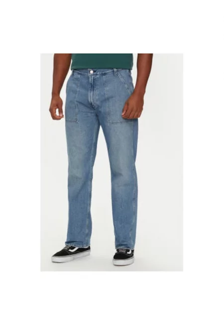 Мъжки дънки -  304229411 - Памук - Син - Син