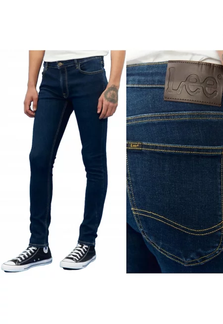 Мъжки дънки  skinny - тъмносини