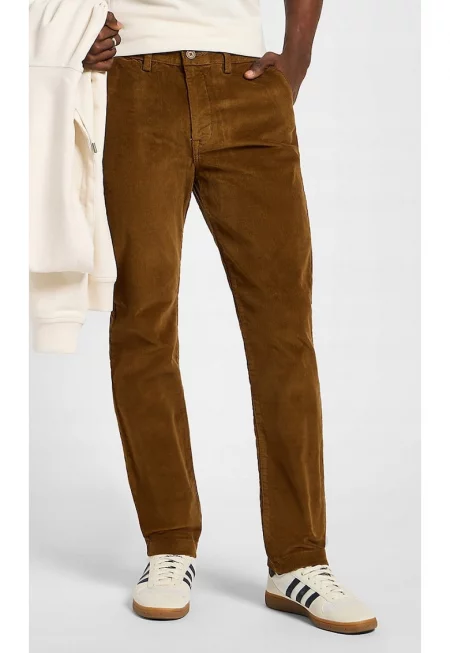 Мъжки панталони  Slim Chino - памук/еластан - кафяв - W38-L34 САЩ